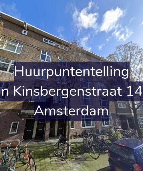 Foto gevel Huurpuntentelling voor Van Kinsbergenstraat 14-H, Amsterdam