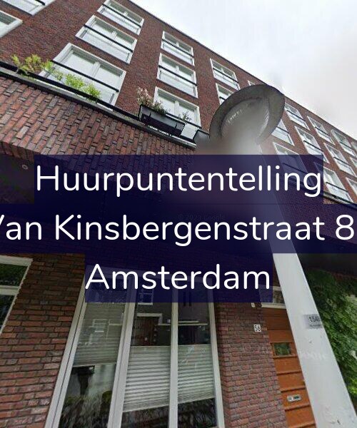 Foto gevel Huurpuntentelling voor Van Kinsbergenstraat 86, Amsterdam