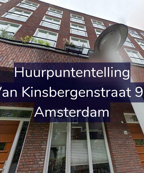 Foto gevel Huurpuntentelling voor Van Kinsbergenstraat 92, Amsterdam