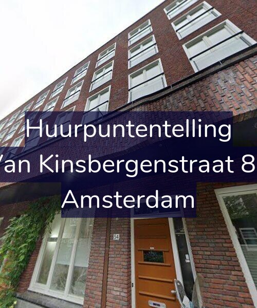 Foto gevel Huurpuntentelling voor Van Kinsbergenstraat 80, Amsterdam