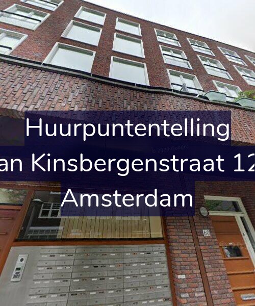 Foto gevel Huurpuntentelling voor Van Kinsbergenstraat 120, Amsterdam