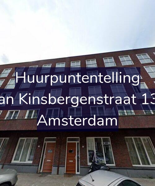 Foto gevel Huurpuntentelling voor Van Kinsbergenstraat 130, Amsterdam
