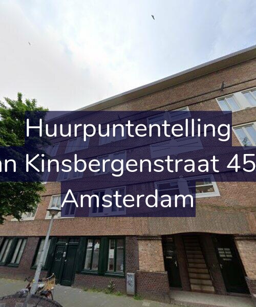 Foto gevel Huurpuntentelling voor Van Kinsbergenstraat 45-B, Amsterdam