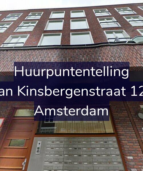 Foto gevel Huurpuntentelling voor Van Kinsbergenstraat 126, Amsterdam