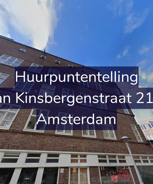 Foto gevel Huurpuntentelling voor Van Kinsbergenstraat 21-2, Amsterdam