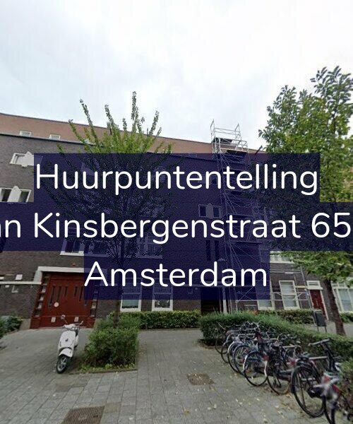 Foto gevel Huurpuntentelling voor Van Kinsbergenstraat 65-H, Amsterdam