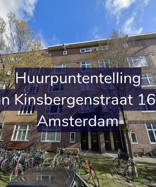 Foto gevel Huurpuntentelling voor Van Kinsbergenstraat 16-H, Amsterdam