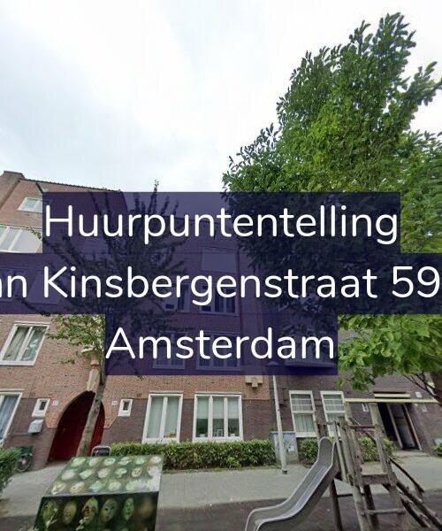 Foto gevel Huurpuntentelling voor Van Kinsbergenstraat 59-A, Amsterdam
