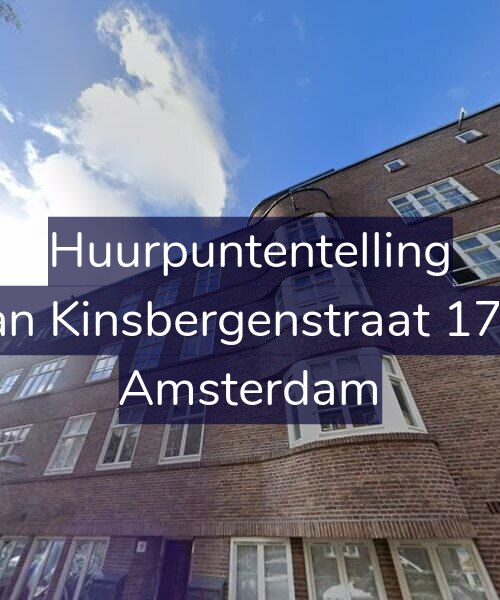 Foto gevel Huurpuntentelling voor Van Kinsbergenstraat 17-2, Amsterdam