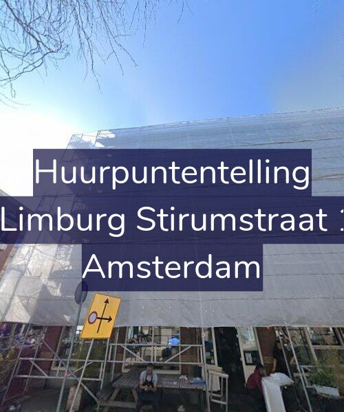 Foto gevel Huurpuntentelling voor Van Limburg Stirumstraat 12-B, Amsterdam