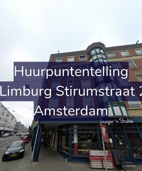 Foto gevel Huurpuntentelling voor Van Limburg Stirumstraat 28-A, Amsterdam