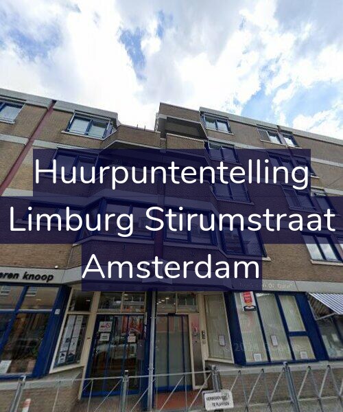 Foto gevel Huurpuntentelling voor Van Limburg Stirumstraat 137, Amsterdam