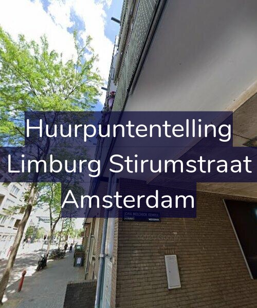 Foto gevel Huurpuntentelling voor Van Limburg Stirumstraat 7-D, Amsterdam