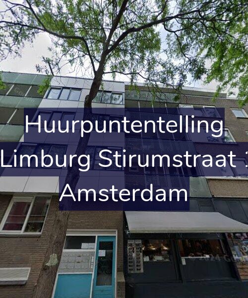 Foto gevel Huurpuntentelling voor Van Limburg Stirumstraat 13-B, Amsterdam