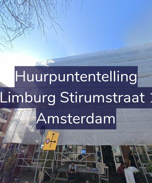 Foto gevel Huurpuntentelling voor Van Limburg Stirumstraat 12-C, Amsterdam