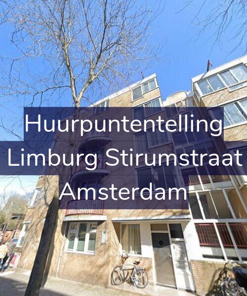 Foto gevel Huurpuntentelling voor Van Limburg Stirumstraat 1-B, Amsterdam