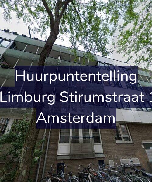 Foto gevel Huurpuntentelling voor Van Limburg Stirumstraat 11-A, Amsterdam