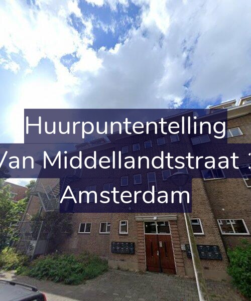 Foto gevel Huurpuntentelling voor Van Middellandtstraat 1, Amsterdam