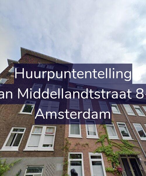 Foto gevel Huurpuntentelling voor Van Middellandtstraat 8-2, Amsterdam