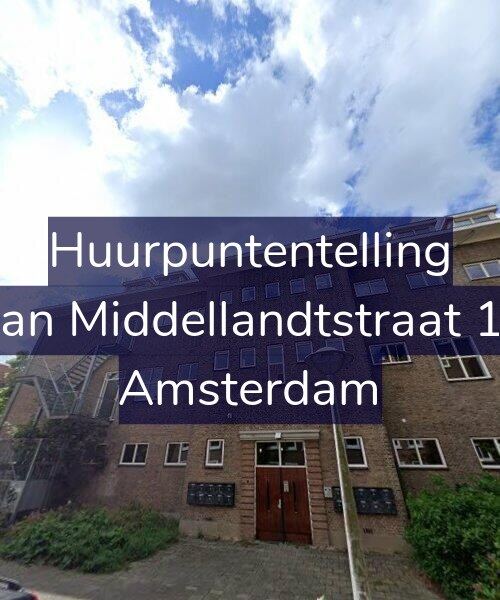 Foto gevel Huurpuntentelling voor Van Middellandtstraat 11, Amsterdam
