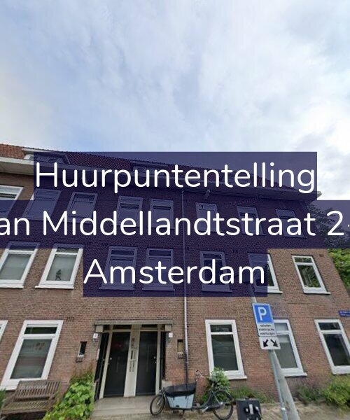 Foto gevel Huurpuntentelling voor Van Middellandtstraat 2-1, Amsterdam