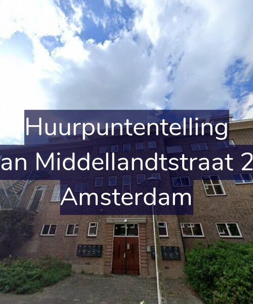 Foto gevel Huurpuntentelling voor Van Middellandtstraat 21, Amsterdam