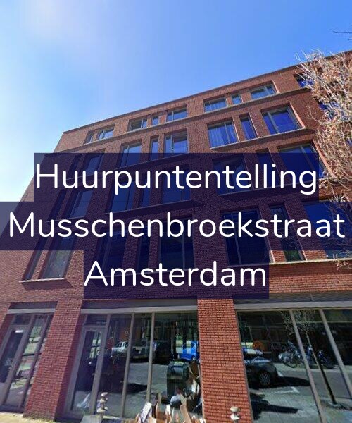 Foto gevel Huurpuntentelling voor Van Musschenbroekstraat 138, Amsterdam