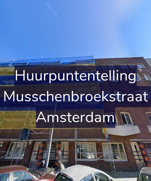 Foto gevel Huurpuntentelling voor Van Musschenbroekstraat 135, Amsterdam