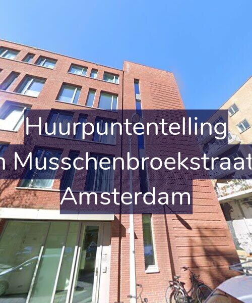 Foto gevel Huurpuntentelling voor Van Musschenbroekstraat 62, Amsterdam