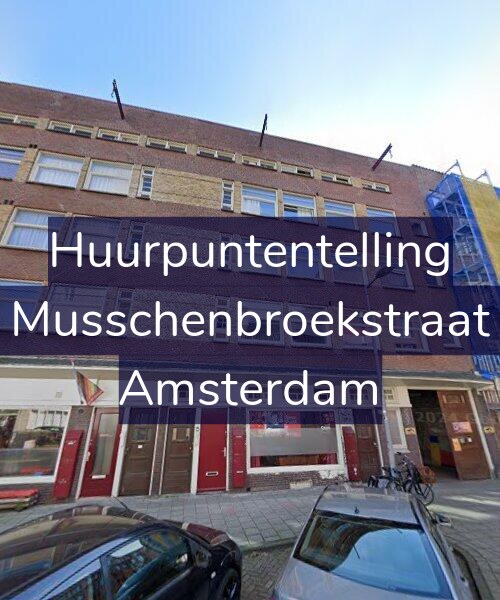 Foto gevel Huurpuntentelling voor Van Musschenbroekstraat 3-H, Amsterdam