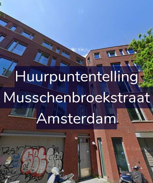 Foto gevel Huurpuntentelling voor Van Musschenbroekstraat 128, Amsterdam
