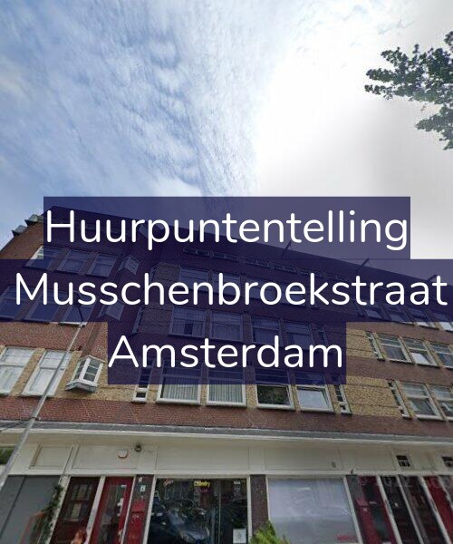Foto gevel Huurpuntentelling voor Van Musschenbroekstraat 1-2, Amsterdam