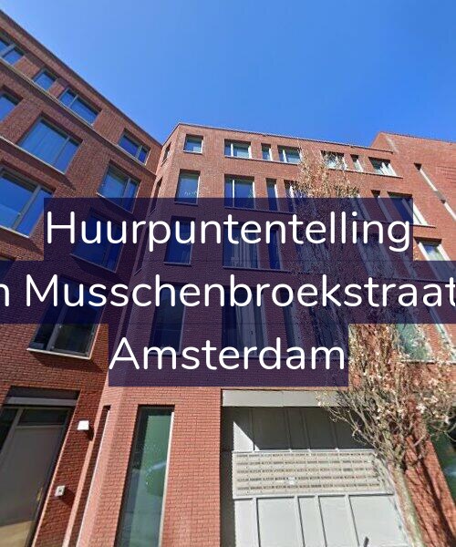 Foto gevel Huurpuntentelling voor Van Musschenbroekstraat 58, Amsterdam