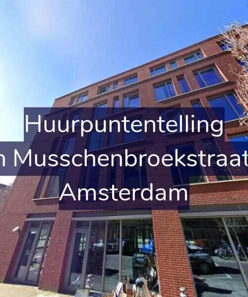 Foto gevel Huurpuntentelling voor Van Musschenbroekstraat 74, Amsterdam