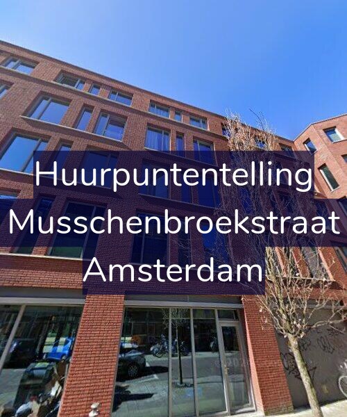 Foto gevel Huurpuntentelling voor Van Musschenbroekstraat 132, Amsterdam