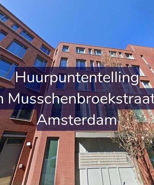 Foto gevel Huurpuntentelling voor Van Musschenbroekstraat 88, Amsterdam