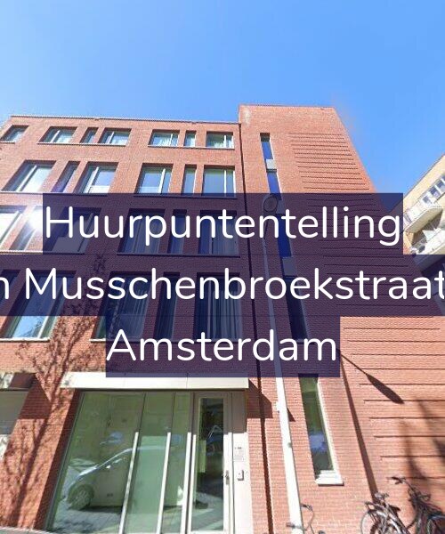 Foto gevel Huurpuntentelling voor Van Musschenbroekstraat 64, Amsterdam