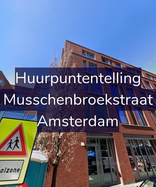 Foto gevel Huurpuntentelling voor Van Musschenbroekstraat 136, Amsterdam