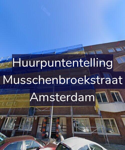Foto gevel Huurpuntentelling voor Van Musschenbroekstraat 131, Amsterdam