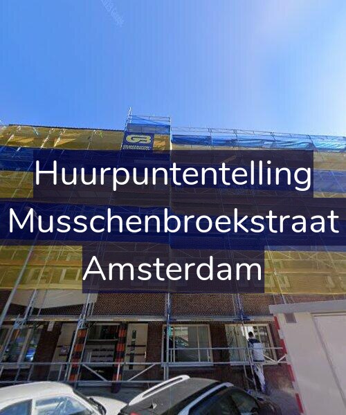Foto gevel Huurpuntentelling voor Van Musschenbroekstraat 101, Amsterdam