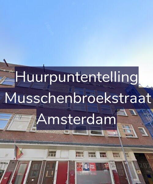 Foto gevel Huurpuntentelling voor Van Musschenbroekstraat 3-2, Amsterdam