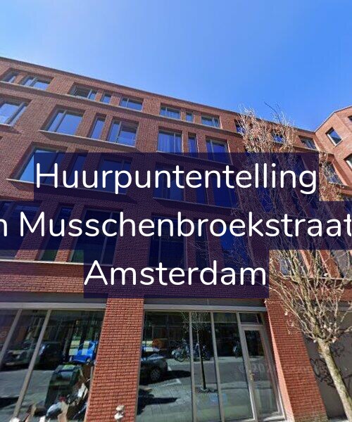 Foto gevel Huurpuntentelling voor Van Musschenbroekstraat 72, Amsterdam