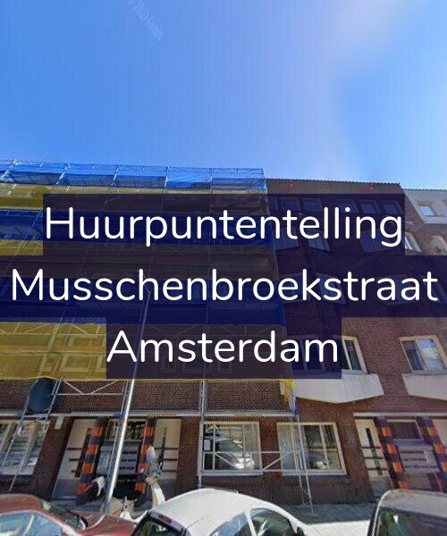 Foto gevel Huurpuntentelling voor Van Musschenbroekstraat 137, Amsterdam