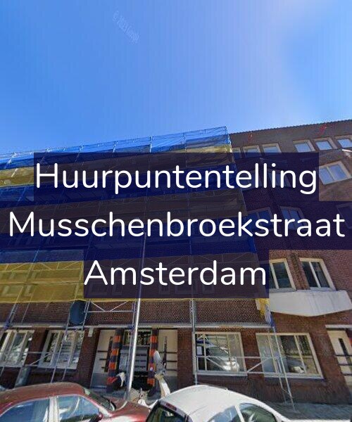 Foto gevel Huurpuntentelling voor Van Musschenbroekstraat 133, Amsterdam