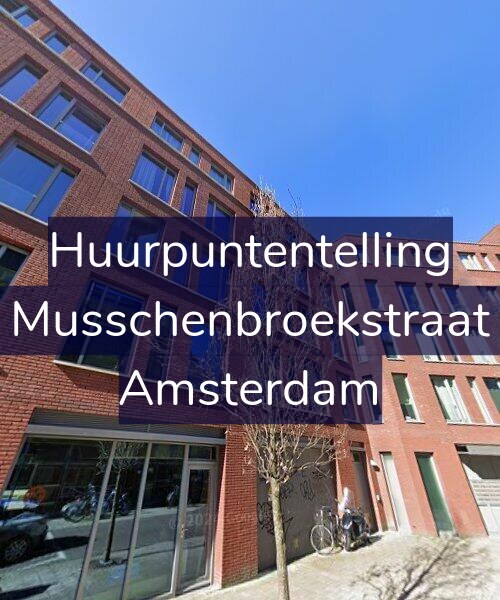 Foto gevel Huurpuntentelling voor Van Musschenbroekstraat 100, Amsterdam