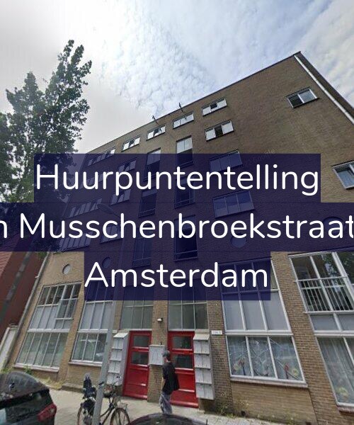 Foto gevel Huurpuntentelling voor Van Musschenbroekstraat 10, Amsterdam