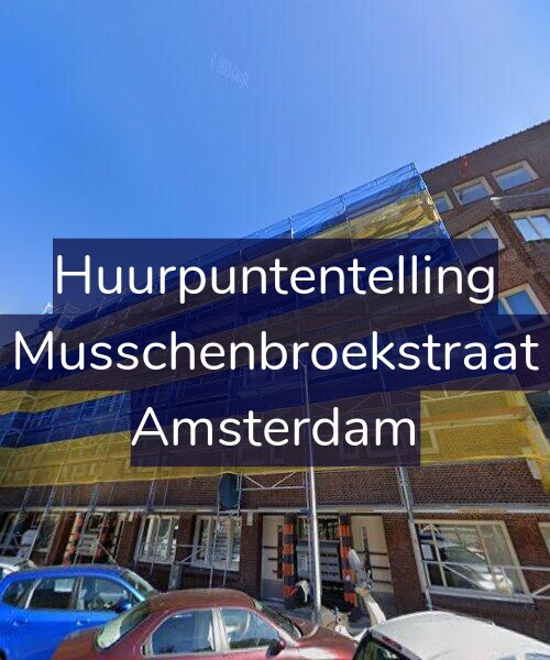Foto gevel Huurpuntentelling voor Van Musschenbroekstraat 123, Amsterdam