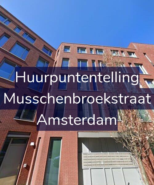 Foto gevel Huurpuntentelling voor Van Musschenbroekstraat 118, Amsterdam