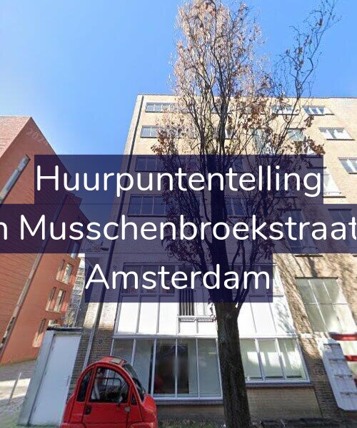 Foto gevel Huurpuntentelling voor Van Musschenbroekstraat 12, Amsterdam
