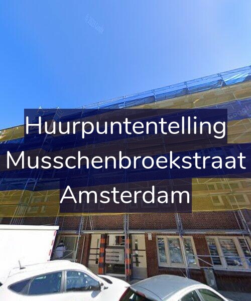 Foto gevel Huurpuntentelling voor Van Musschenbroekstraat 111, Amsterdam